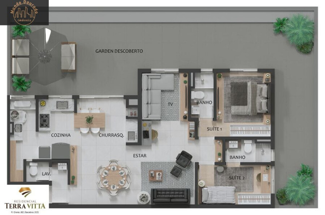 Imagem Apartamento com 2 Quartos à Venda, 108 m² em Barcelona - São Caetano Do Sul