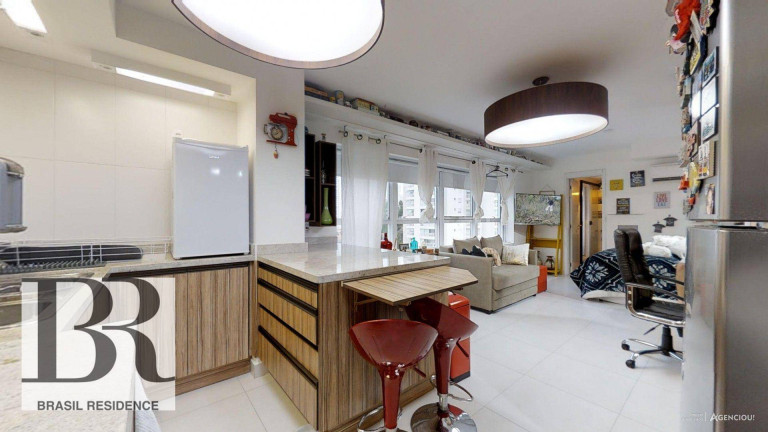 Imagem Apartamento com 1 Quarto à Venda, 50 m² em Brooklin - São Paulo Imagem Apartamento com 1 Quarto à Venda, 50 m² em Brooklin - São Paulo