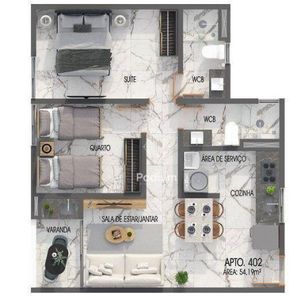 Imagem Apartamento com 2 Quartos à Venda, 56 m² em Jardim Oceania - João Pessoa Imagem Apartamento com 2 Quartos à Venda, 56 m² em Jardim Oceania - João Pessoa