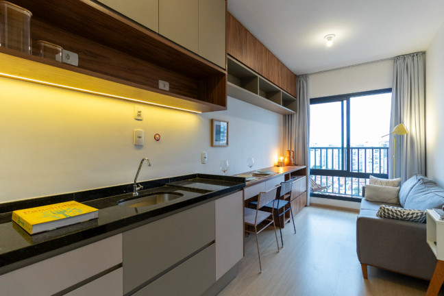 Imagem Apartamento com 1 Quarto à Venda, 29 m² em Mirandópolis - São Paulo
