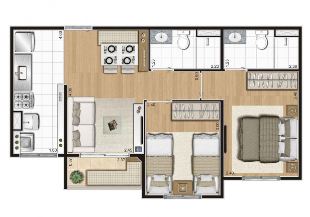 Imagem Apartamento com 2 Quartos à Venda, 49 m² em Sítio Da Figueira - São Paulo Imagem Apartamento com 2 Quartos à Venda, 49 m² em Sítio Da Figueira - São Paulo
