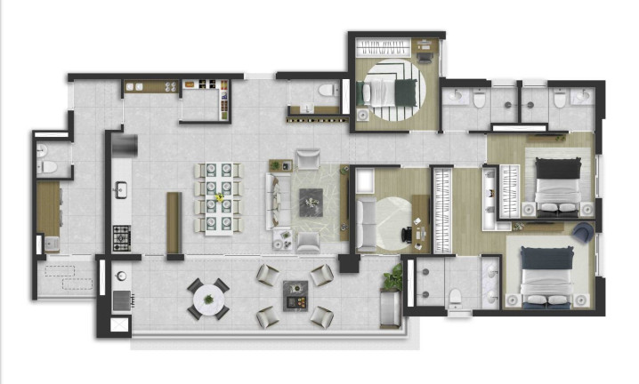 Imagem Apartamento com 3 Quartos à Venda,  em Além Ponte - Sorocaba