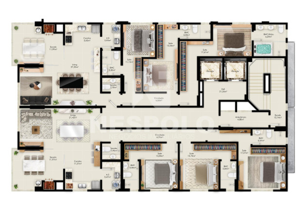 Imagem Apartamento à Venda, 128 m² em Perequê - Porto Belo Imagem Apartamento à Venda, 128 m² em Perequê - Porto Belo