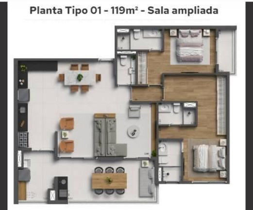 Imagem Apartamento com 3 Quartos à Venda, 120 m² Imagem Apartamento com 3 Quartos à Venda, 120 m²
