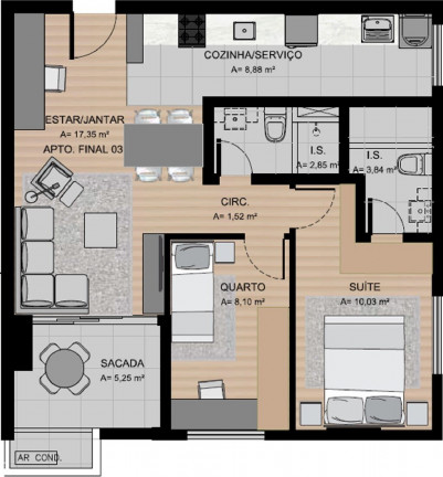 Imagem Apartamento com 2 Quartos à Venda, 61 m² em Bigorrilho - Curitiba Imagem Apartamento com 2 Quartos à Venda, 61 m² em Bigorrilho - Curitiba