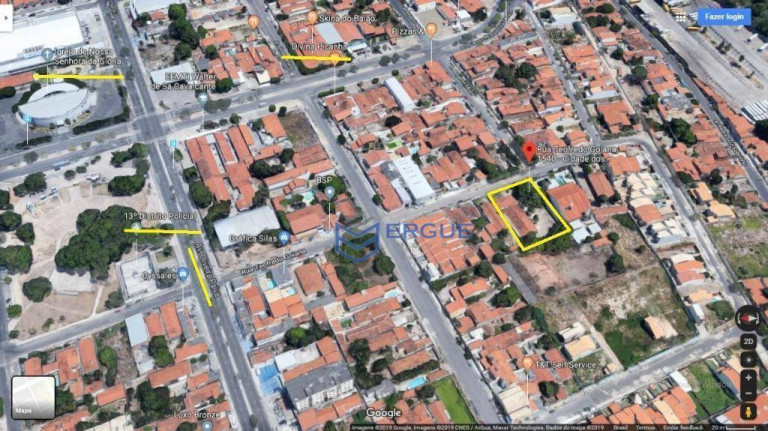 Terreno à Venda ou Locação, 1.716 m² em Cidade Dos Funcionários - Fortaleza