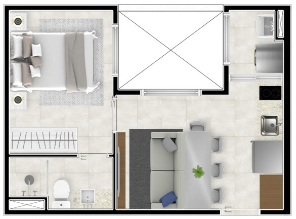 Imagem Apartamento com 1 Quarto à Venda, 25 m² em Vila Sônia - São Paulo Imagem Apartamento com 1 Quarto à Venda, 25 m² em Vila Sônia - São Paulo