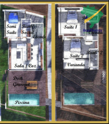 Imagem Casa com 3 Quartos à Venda, 185 m² em Arraial D'ajuda - Porto Seguro