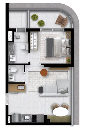 Imagem Apartamento com 1 Quarto à Venda, 40 m² em Pinheiros - São Paulo