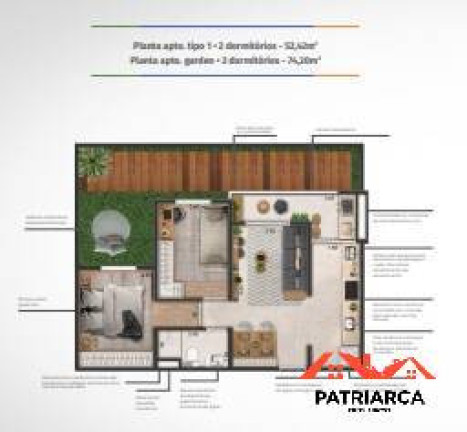 Imagem Apartamento com 2 Quartos à Venda, 52 m² em Chácara Bela Vista - Sumaré