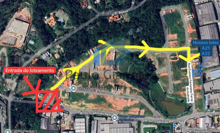 Imagem Terreno à Venda, 130 m² em Parque Alexandre - Cotia Imagem Terreno à Venda, 130 m² em Parque Alexandre - Cotia