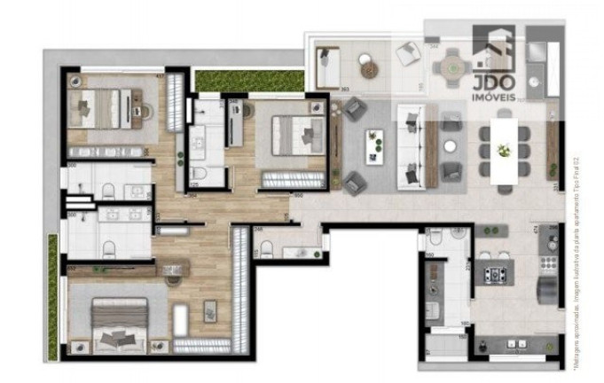 Imagem Apartamento com 3 Quartos à Venda, 171 m² em Champagnat - Curitiba Imagem Apartamento com 3 Quartos à Venda, 171 m² em Champagnat - Curitiba
