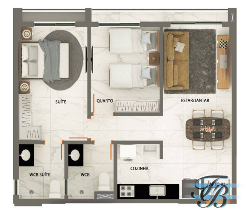 Imagem Apartamento com 2 Quartos à Venda, 54 m² em Aeroclube - João Pessoa