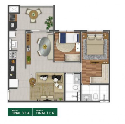 Imagem Apartamento com 2 Quartos à Venda, 59 m² em Caputera - Arujá