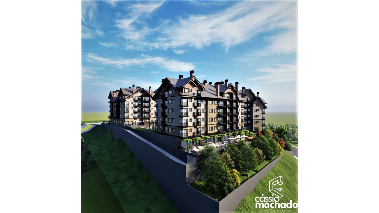 Imagem Apartamento com 1 Quarto à Venda, 44 m² em Moura - Gramado Imagem Apartamento com 1 Quarto à Venda, 44 m² em Moura - Gramado