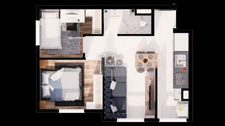 Imagem Apartamento com 2 Quartos à Venda, 40 m² em Ferrazópolis - São Bernardo Do Campo