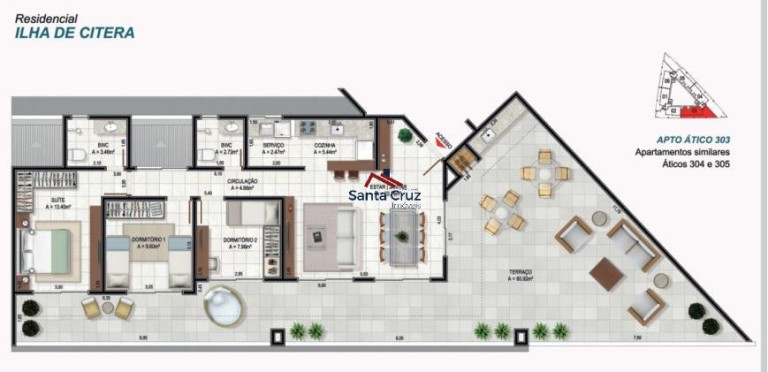 Imagem Cobertura com 3 Quartos à Venda, 250 m² em Ingleses Do Rio Vermelho - Florianópolis Imagem Cobertura com 3 Quartos à Venda, 250 m² em Ingleses Do Rio Vermelho - Florianópolis