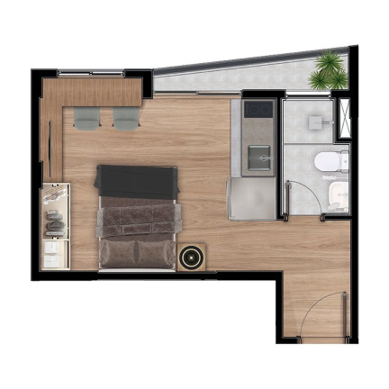 Imagem Apartamento com 1 Quarto à Venda, 37 m² em Vila Mariana - São Paulo