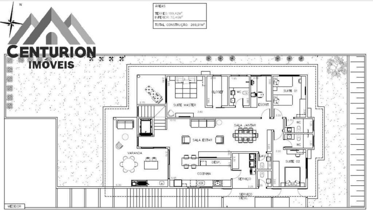 Imagem Casa de Condomínio com 3 Quartos à Venda, 269 m² em Granja Viana - Cotia Imagem Casa de Condomínio com 3 Quartos à Venda, 269 m² em Granja Viana - Cotia