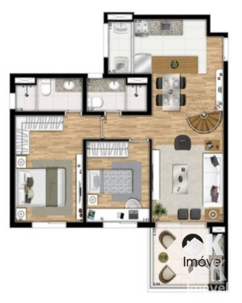 Imagem Cobertura com 2 Quartos à Venda, 130 m² em Vila Madalena - São Paulo Imagem Cobertura com 2 Quartos à Venda, 130 m² em Vila Madalena - São Paulo