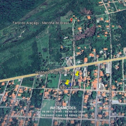 Terreno à Venda, 939 m² em Farol Do Araçagi - Raposa