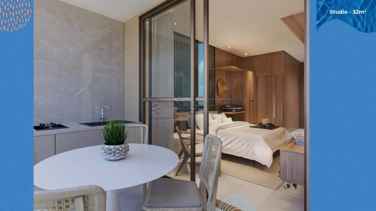 Flat com 1 Quarto à Venda, 32 m² em Tamandaré - Tamandaré