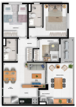 Imagem Apartamento com 2 Quartos à Venda, 85 m² em Vila Da Saúde - São Paulo Imagem Apartamento com 2 Quartos à Venda, 85 m² em Vila Da Saúde - São Paulo
