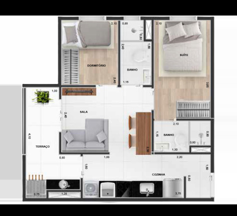 Imagem Apartamento com 2 Quartos à Venda, 42 m² em Vila Ema - São Paulo Imagem Apartamento com 2 Quartos à Venda, 42 m² em Vila Ema - São Paulo