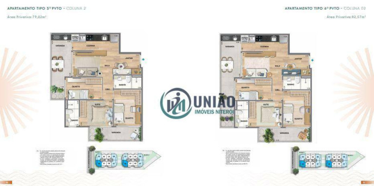 Imagem Apartamento com 2 Quartos à Venda, 58 m² em Camboinhas - Niterói