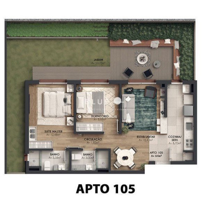 Imagem Apartamento com 2 Quartos à Venda, 84 m² em Planalto - Gramado Imagem Apartamento com 2 Quartos à Venda, 84 m² em Planalto - Gramado