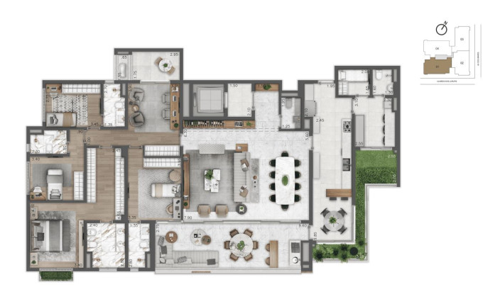 Imagem Imóvel com 4 Quartos à Venda, 264 m² em Moema - São Paulo
