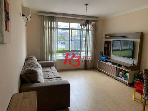 Apartamento com 3 Quartos à Venda, 100 m² em Gonzaga - Santos