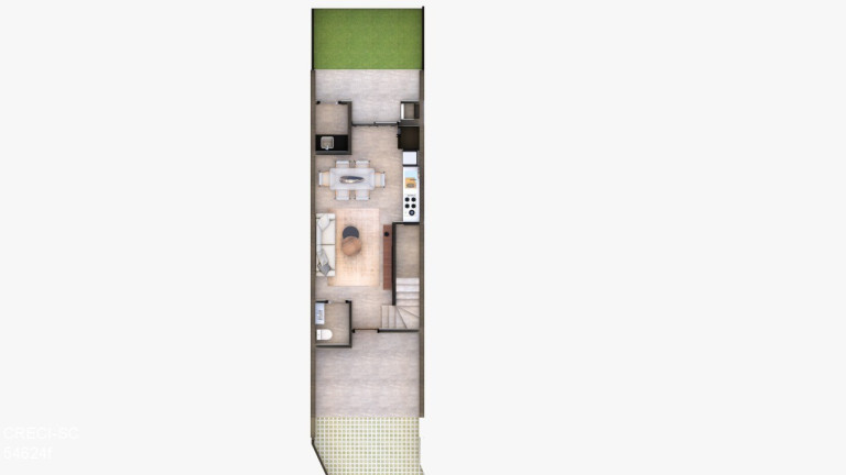 Imagem Sobrado com 3 Quartos à Venda,  em Glória - Joinville