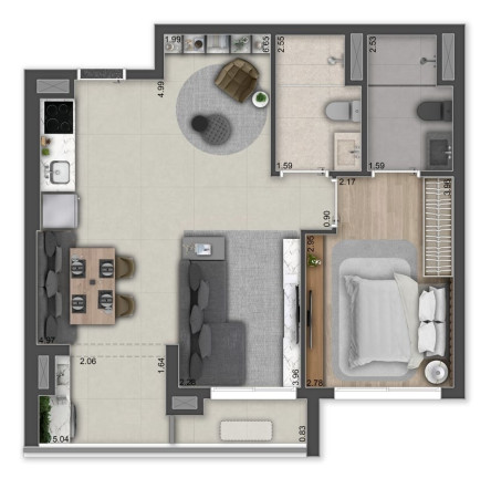 Imagem Apartamento com 2 Quartos à Venda, 87 m² em Brooklin Novo - São Paulo Imagem Apartamento com 2 Quartos à Venda, 87 m² em Brooklin Novo - São Paulo