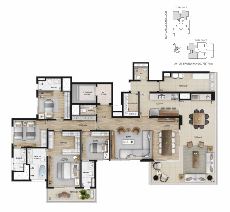 Imagem Apartamento com 4 Quartos à Venda, 230 m² em Jardim Guedala - São Paulo Imagem Apartamento com 4 Quartos à Venda, 230 m² em Jardim Guedala - São Paulo