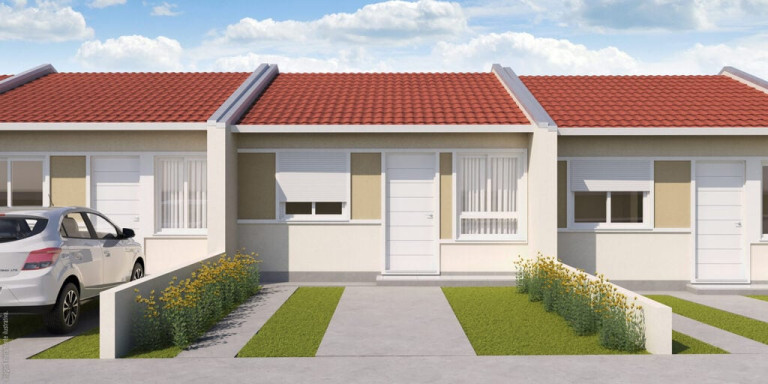 Imagem Casa de Condomínio com 2 Quartos à Venda, 50 m² em Piratini - Alvorada Imagem Casa de Condomínio com 2 Quartos à Venda, 50 m² em Piratini - Alvorada