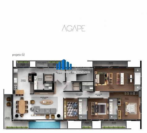 Imagem Apartamento com 3 Quartos à Venda, 272 m² em São Bento - Bento Gonçalves Imagem Apartamento com 3 Quartos à Venda, 272 m² em São Bento - Bento Gonçalves