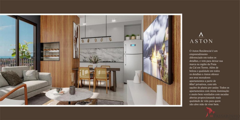Imagem Apartamento com 2 Quartos à Venda, 62 m² em Praia Da Cal - Torres