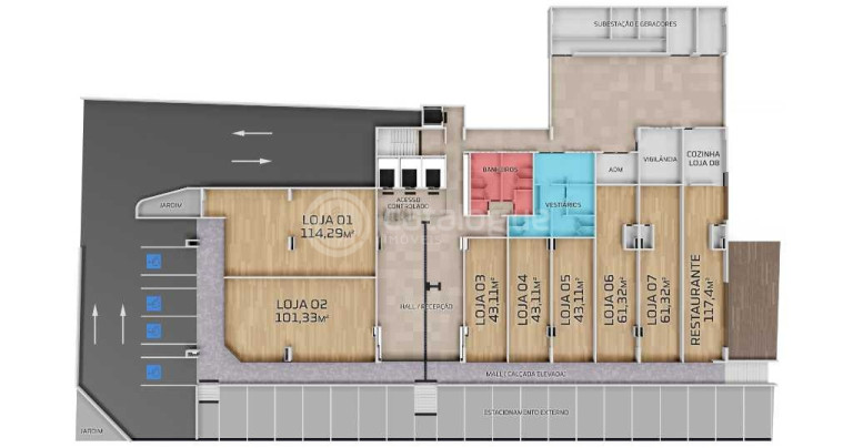Imagem Sala Comercial à Venda, 39 m² em Lagoa Nova - Natal