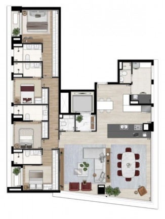 Imagem Apartamento com 4 Quartos à Venda, 185 m² em Itaim Bibi - São Paulo Imagem Apartamento com 4 Quartos à Venda, 185 m² em Itaim Bibi - São Paulo