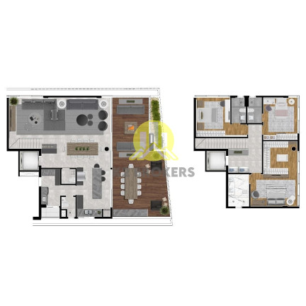 Imagem Cobertura com 3 Quartos à Venda, 206 m² em água Verde - Curitiba Imagem Cobertura com 3 Quartos à Venda, 206 m² em água Verde - Curitiba
