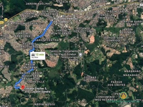 Imagem Terreno à Venda, 2.742 m² em Jardim Sandra - Cotia Imagem Terreno à Venda, 2.742 m² em Jardim Sandra - Cotia