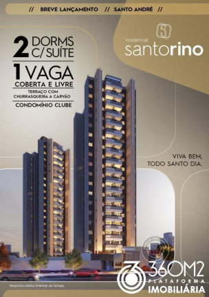Imagem Apartamento com 2 Quartos à Venda, 50 m² em Centro - Santo André Imagem Apartamento com 2 Quartos à Venda, 50 m² em Centro - Santo André