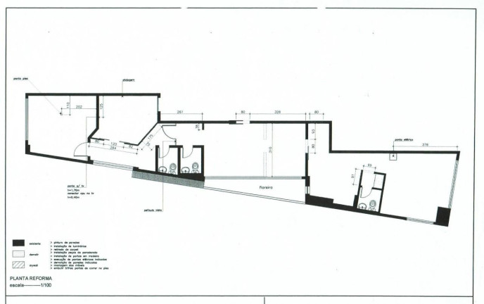 Sala Comercial à Venda, 96 m² em Batel - Curitiba