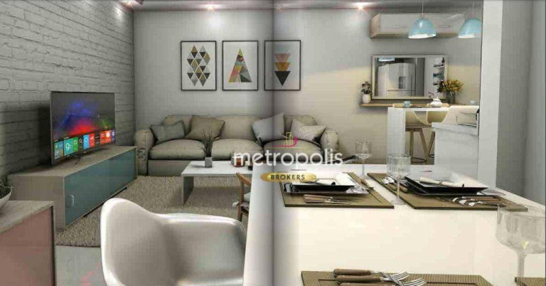 Imagem Apartamento com 2 Quartos à Venda, 55 m² em Vila Valparaíso - Santo André Imagem Apartamento com 2 Quartos à Venda, 55 m² em Vila Valparaíso - Santo André