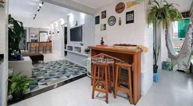 Imagem Apartamento com 2 Quartos à Venda, 74 m² em Canto Do Forte - Praia Grande