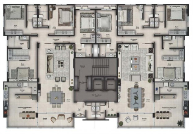 Imagem Imóvel com 4 Quartos à Venda, 193 m² em Itapema - Itapema