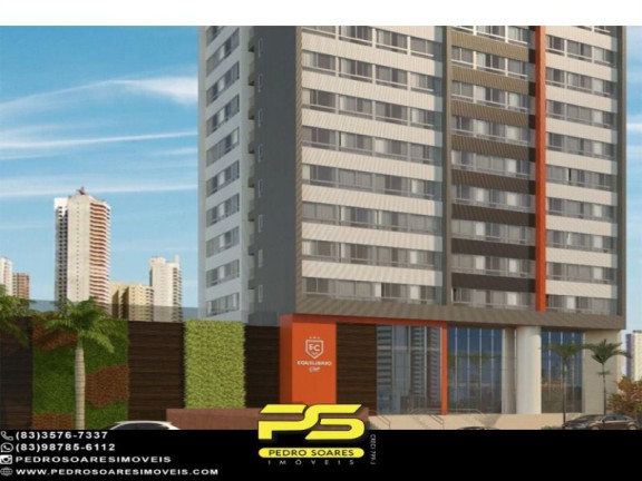 Apartamento com 2 Quartos à Venda, 57 m² em Manaíra - João Pessoa