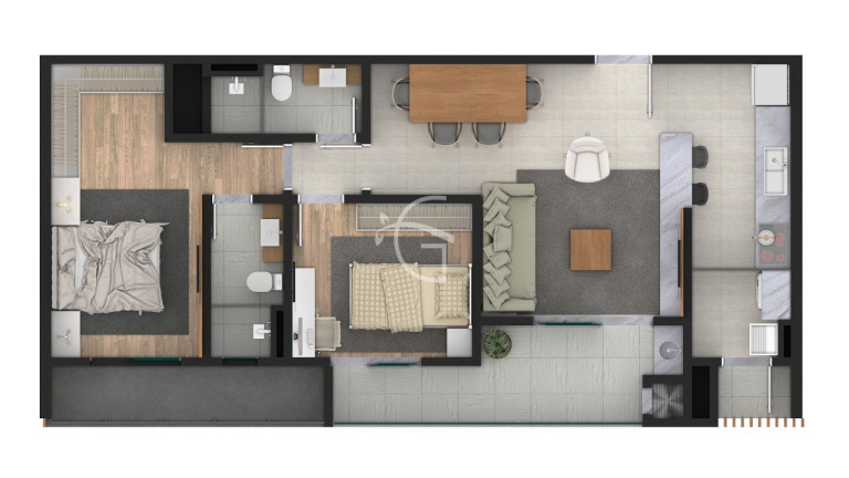 Imagem Apartamento com 2 Quartos à Venda, 76 m² em Saguaçu - Joinville Imagem Apartamento com 2 Quartos à Venda, 76 m² em Saguaçu - Joinville