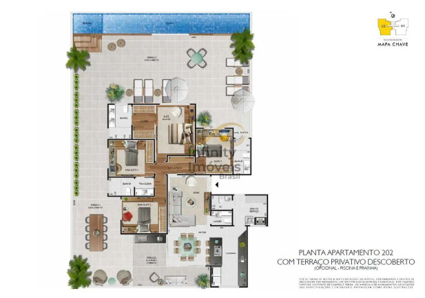 Imagem Apartamento com 4 Quartos à Venda, 152 m² em Castelo - Belo Horizonte